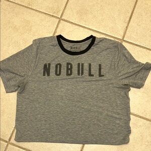 NOBULL woman’s Gray crop top size M